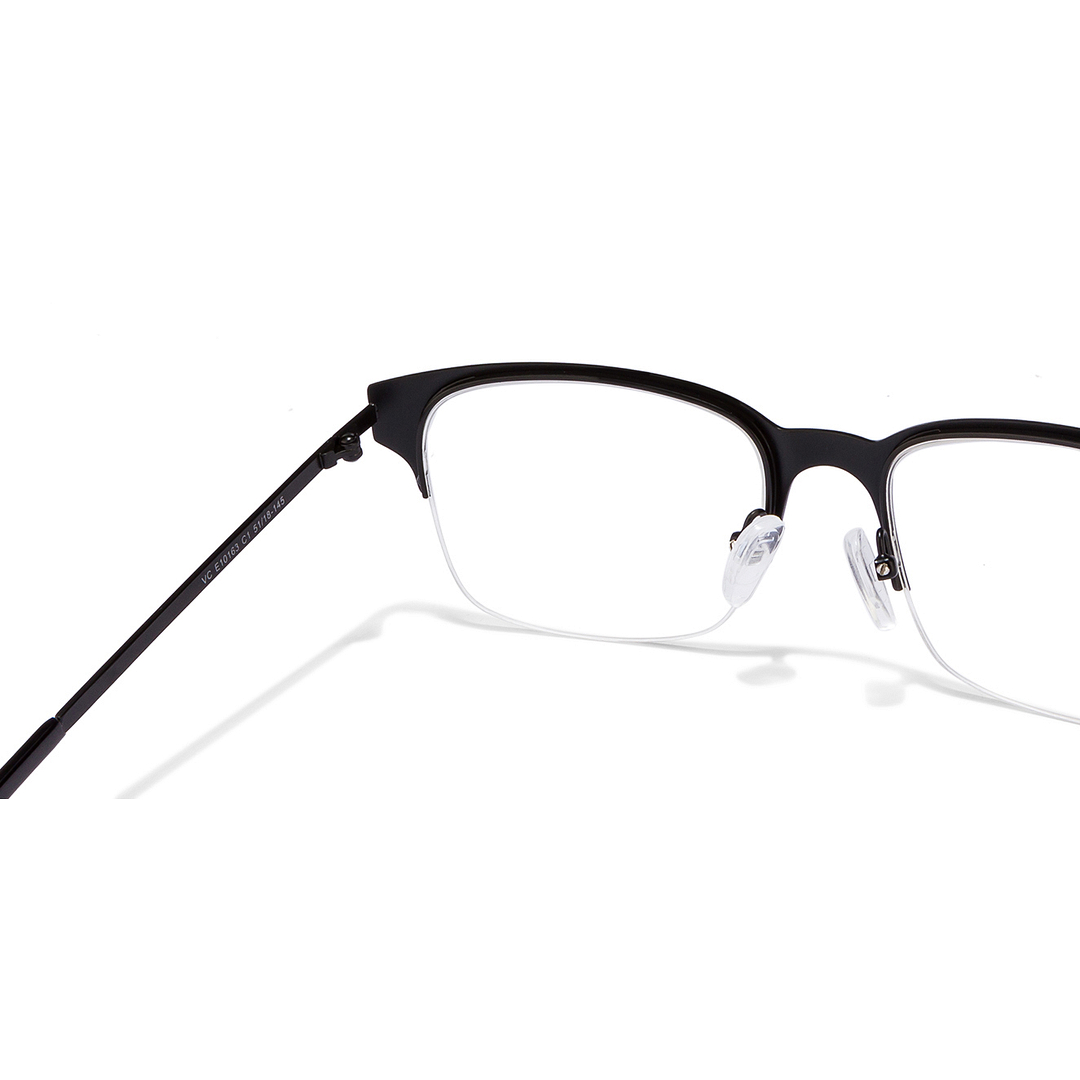Vincent Chase Online Black Half Rim Square left side