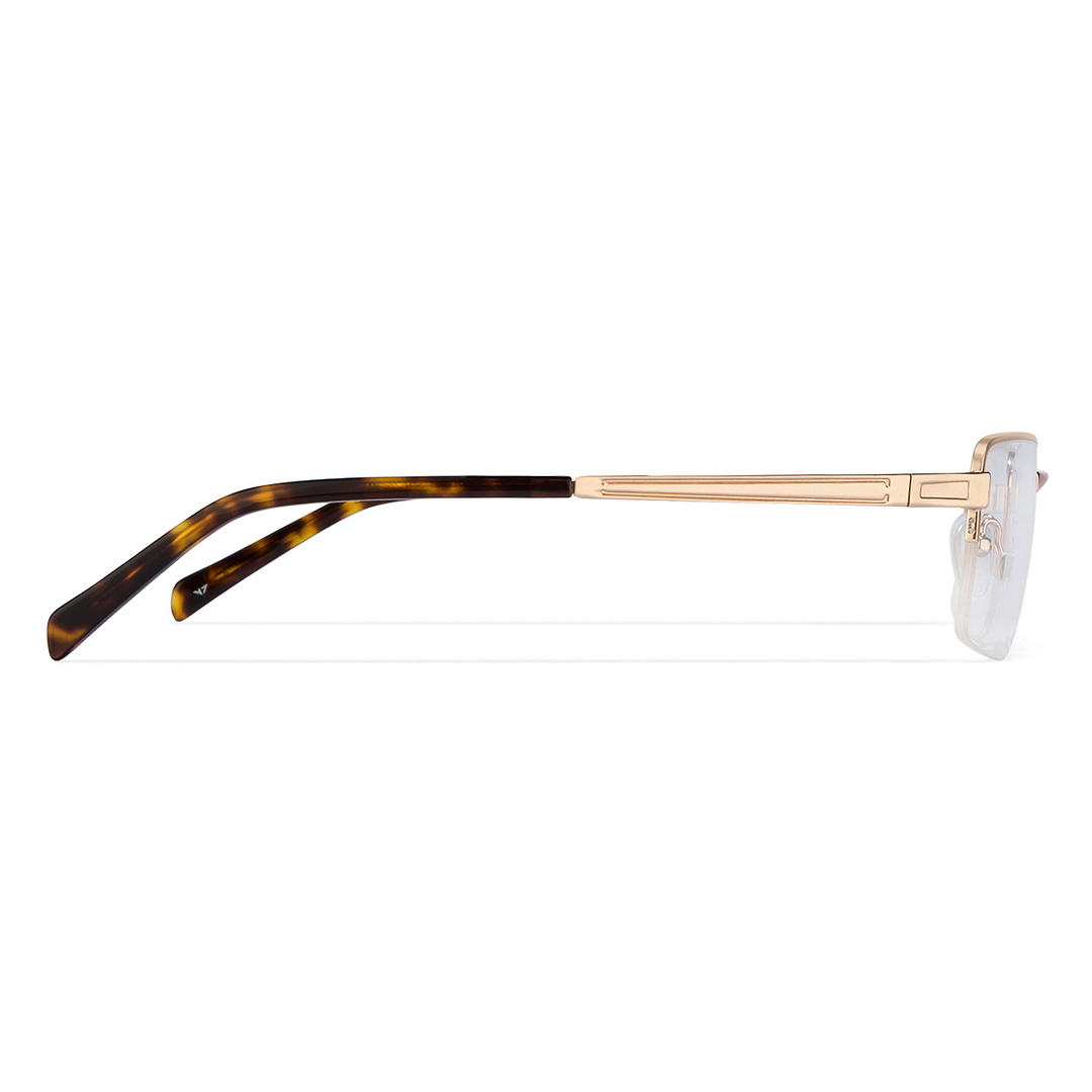 Vincent Chase Online Gold Half Rim Rectangle right side