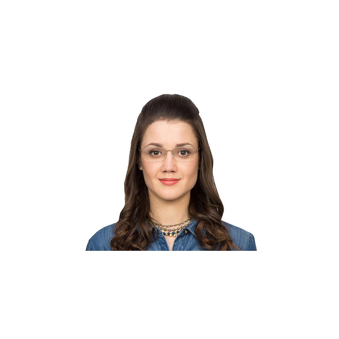 Vincent Chase Online Gold Half Rim Rectangle right side