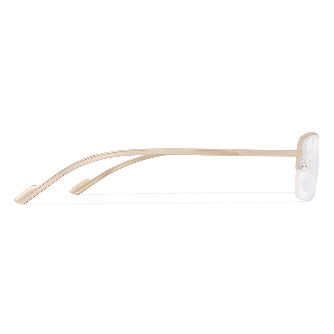 Vincent Chase Online Gold Half Rim Rectangle right side