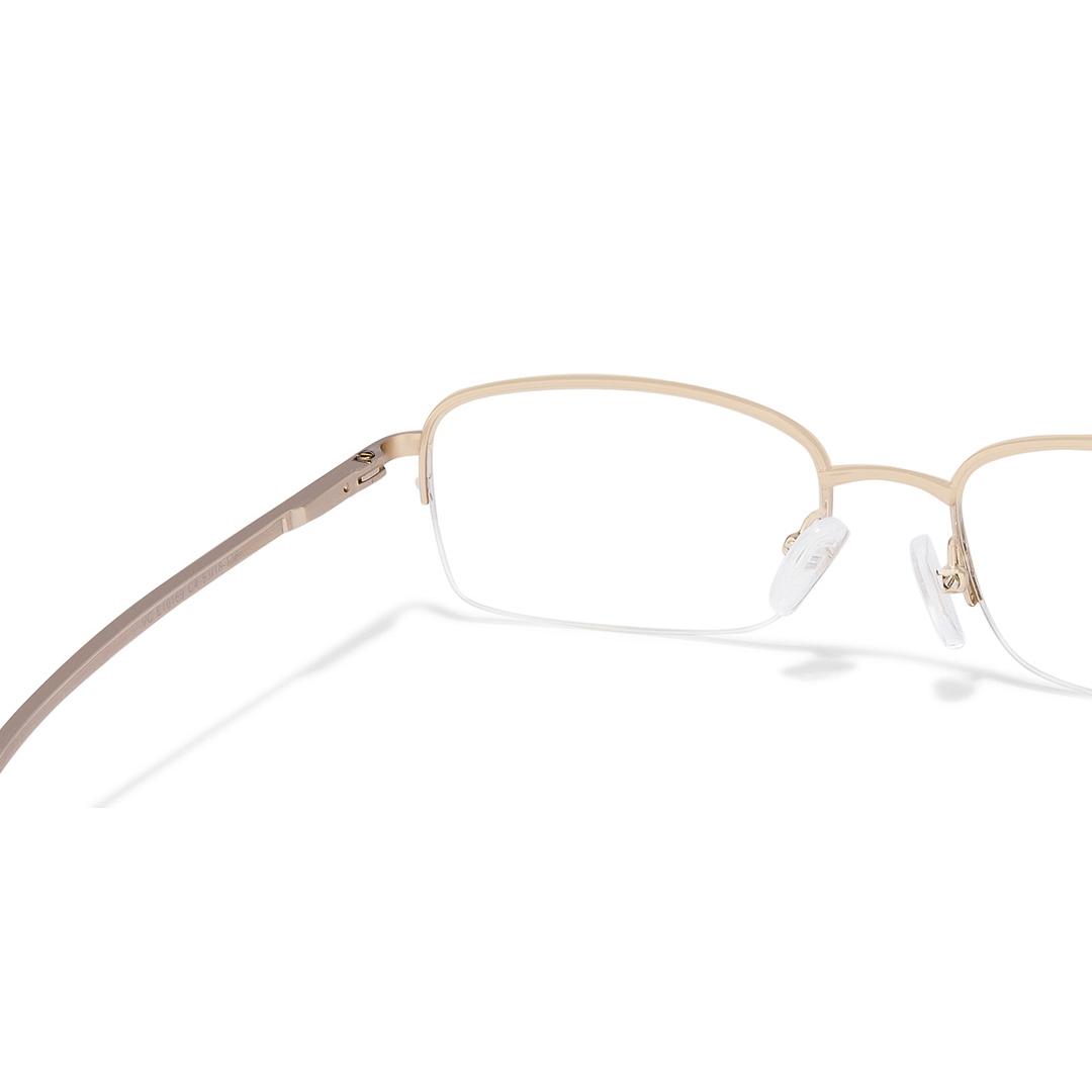 Vincent Chase Online Gold Half Rim Rectangle left side