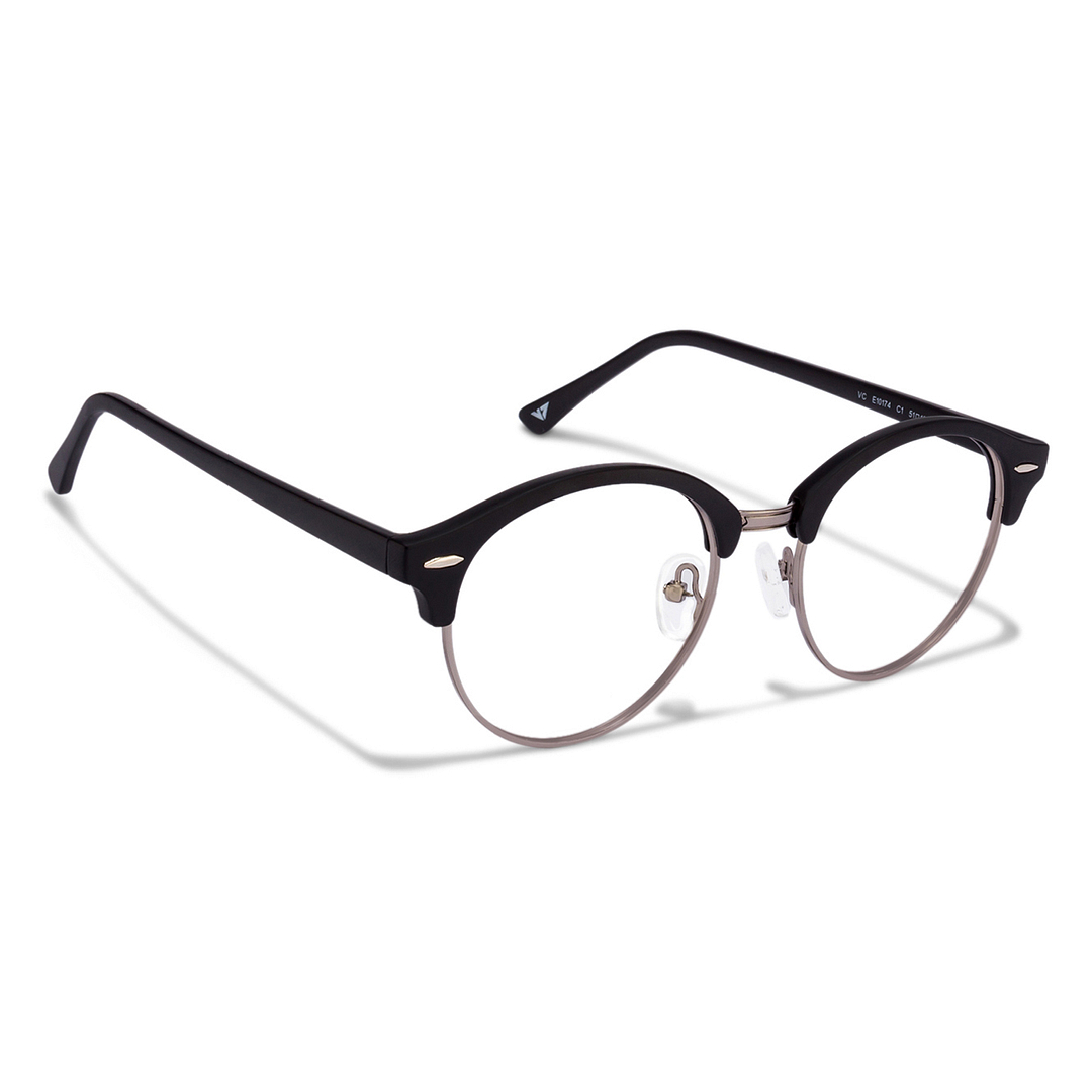 Vincent Chase Online Dark Gunmetal Full Rim Round left side