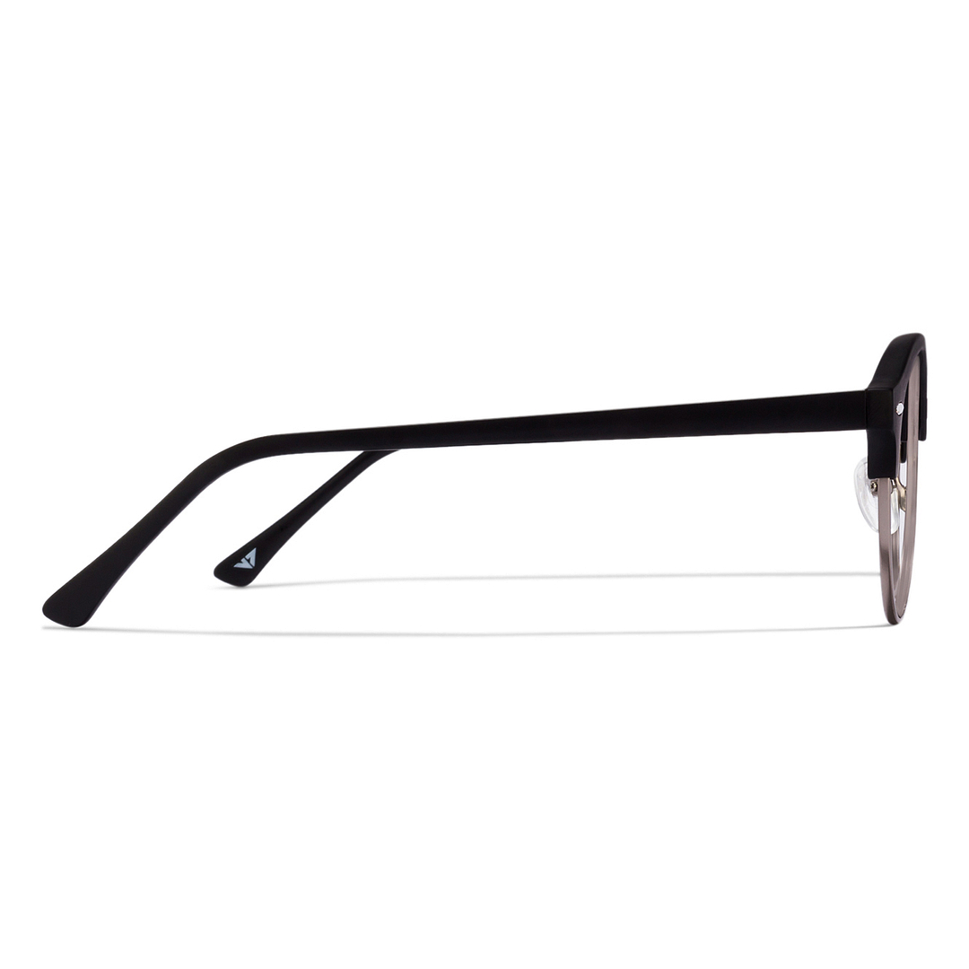 Vincent Chase Online Dark Gunmetal Full Rim Round right side