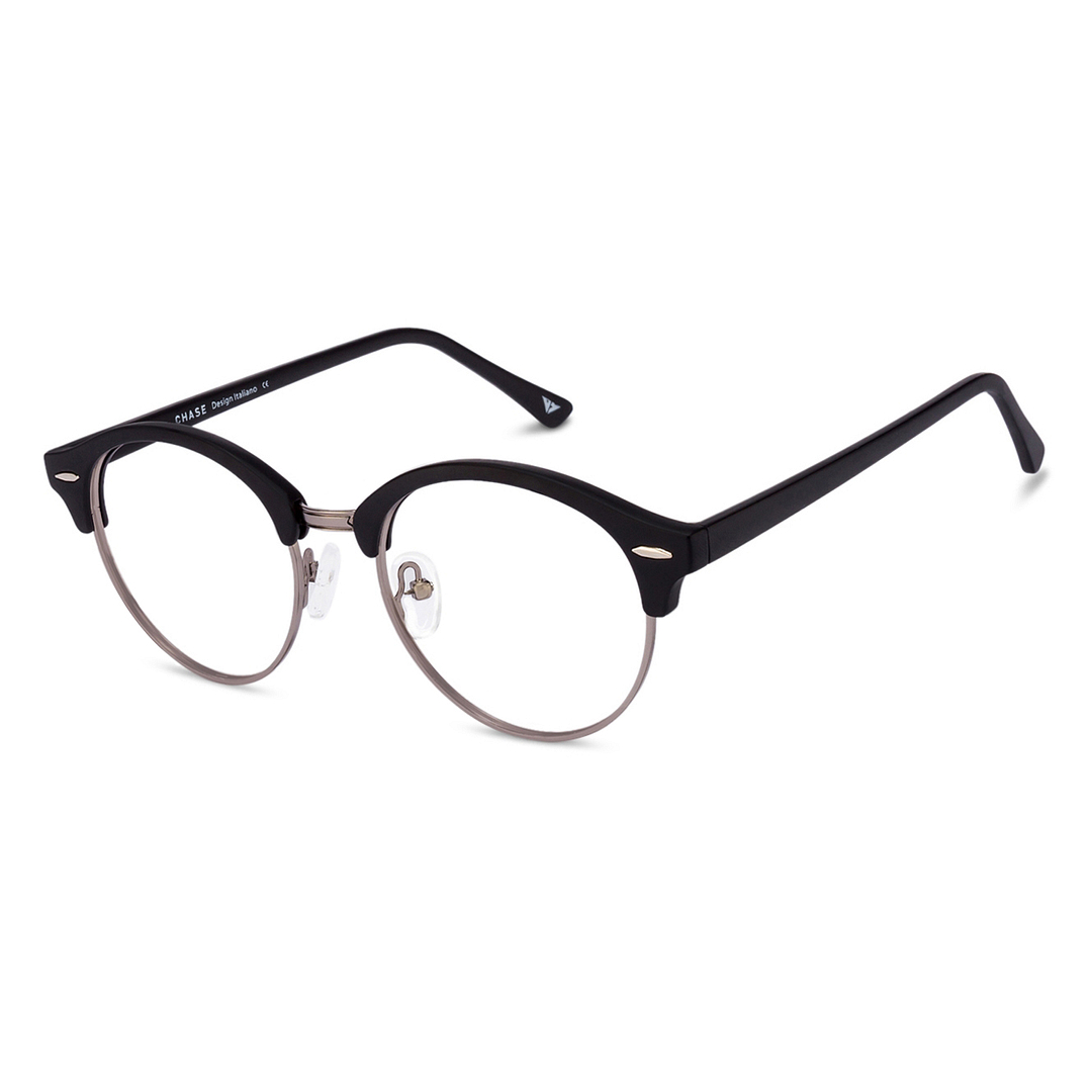 Vincent Chase Online Dark Gunmetal Full Rim Round right side
