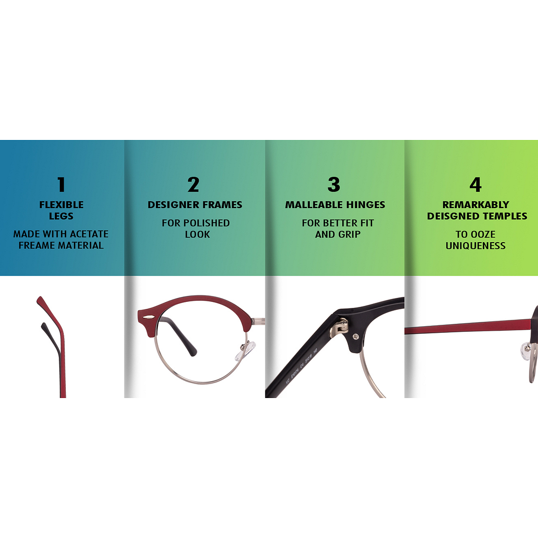 Vincent Chase Online Mid Gunmetal Full Rim Round right side