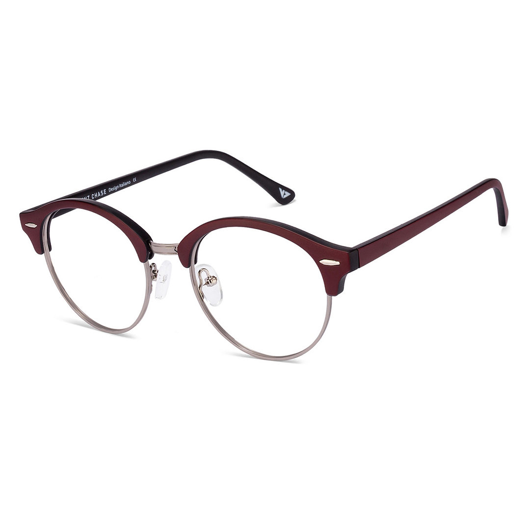 Vincent Chase Online Mid Gunmetal Full Rim Round left side