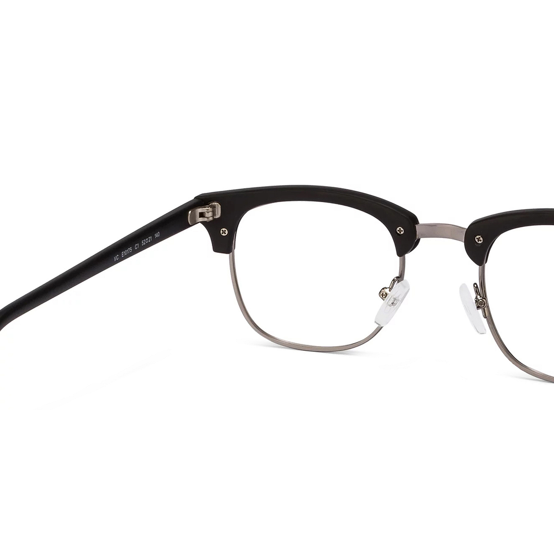 Vincent Chase Online Dark Gunmetal Full Rim Square left side