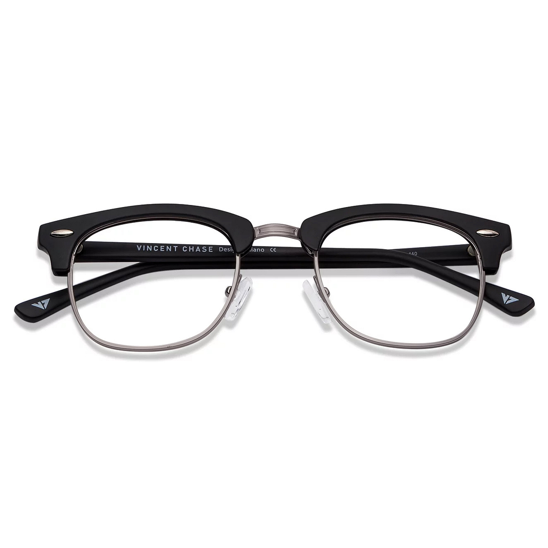 Vincent Chase Online Dark Gunmetal Full Rim Square right side