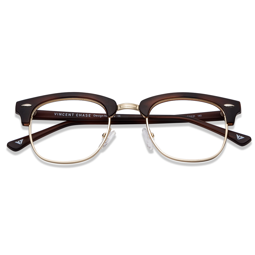 Vincent Chase Online Golden Brown Full Rim Square left side