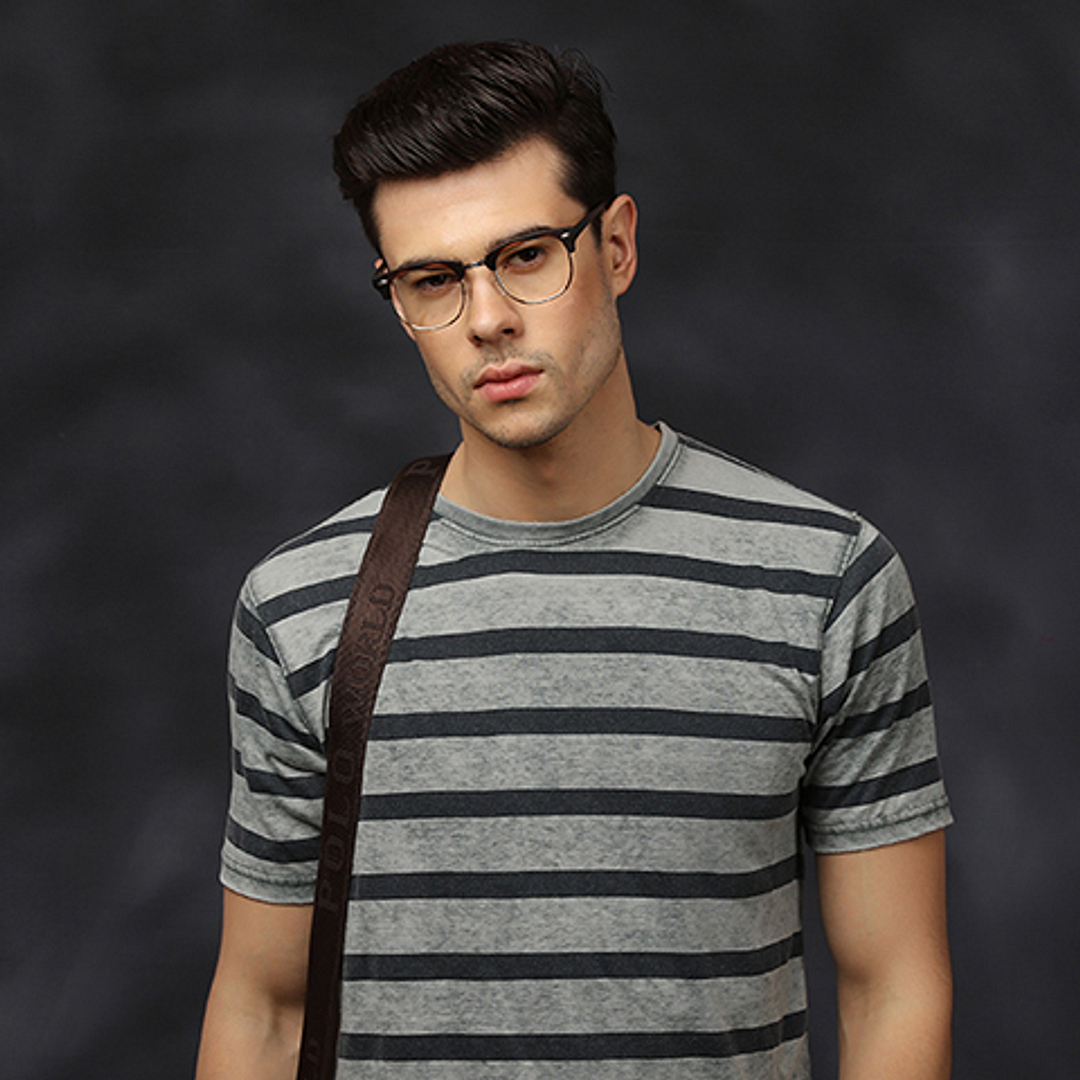 Vincent Chase Online Golden Brown Full Rim Square right side