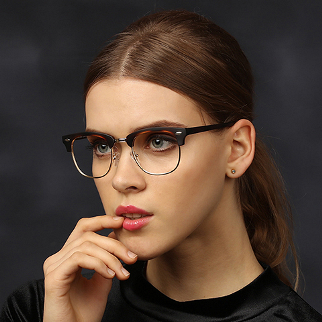 Vincent Chase Online Golden Brown Full Rim Square left side