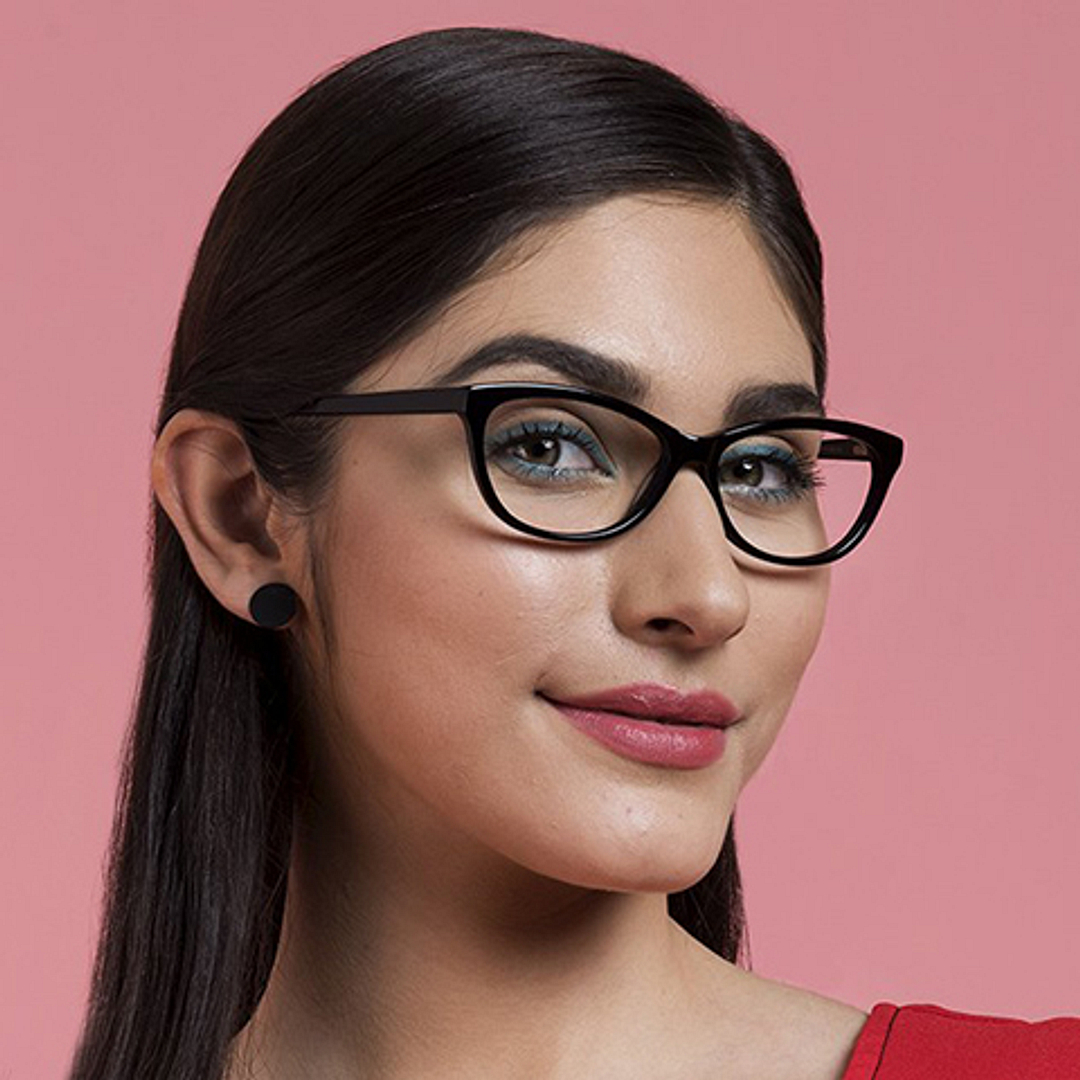 Vincent Chase Online Black Full Rim Cat Eye right side