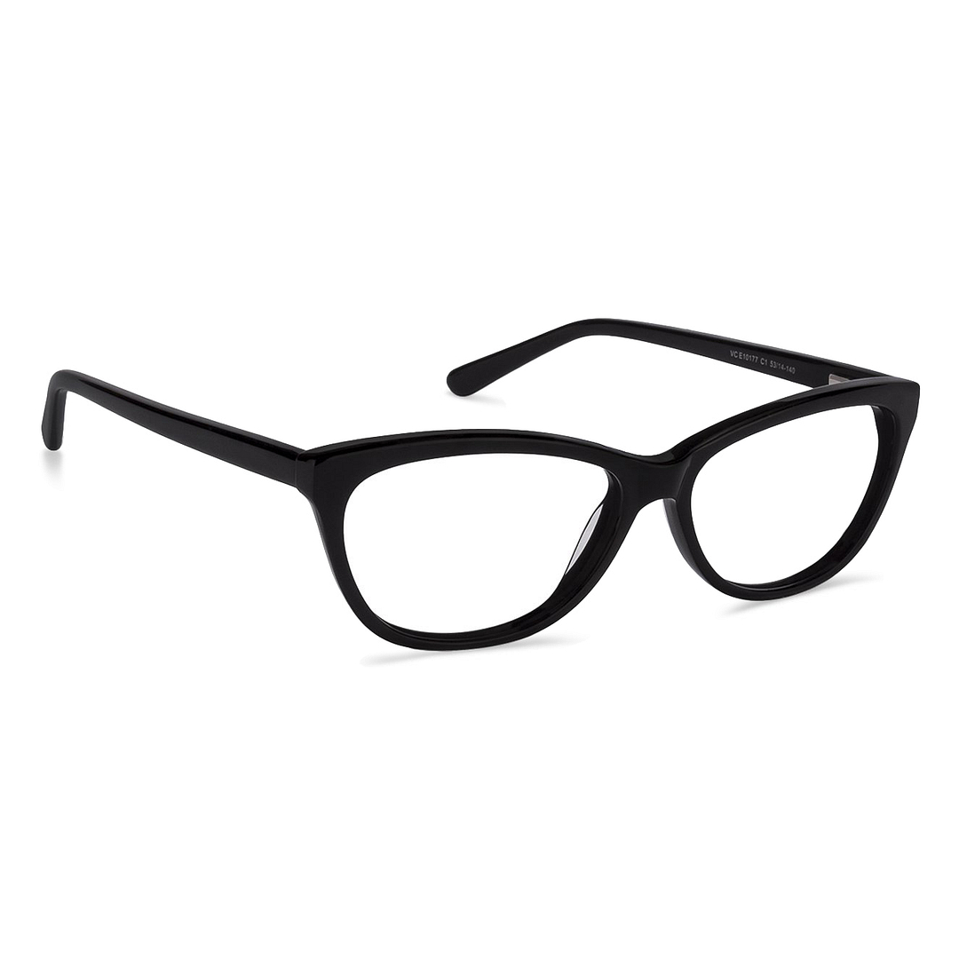Vincent Chase Online Black Full Rim Cat Eye left side