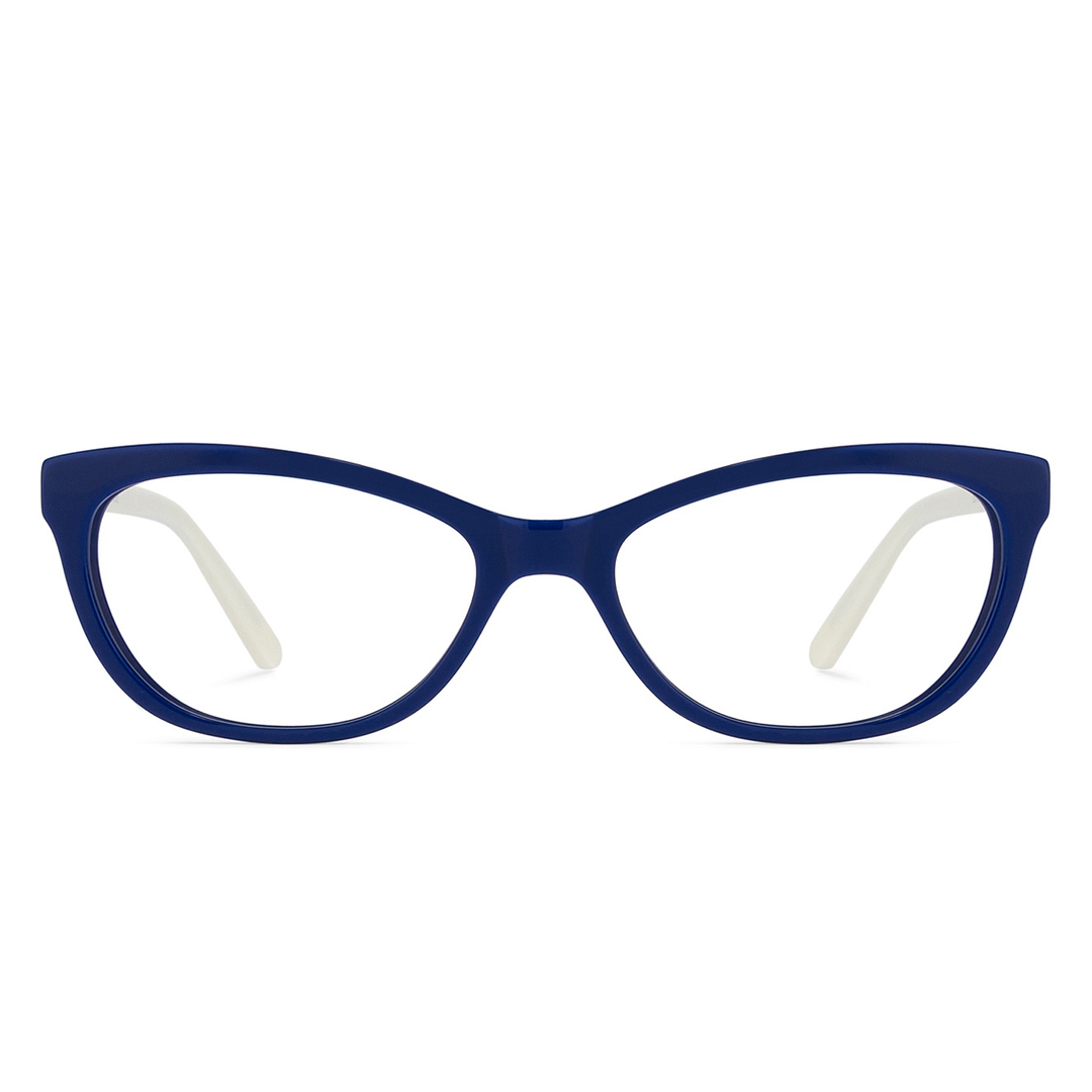 Vincent Chase Online Sky Blue Full Rim Cat Eye left side