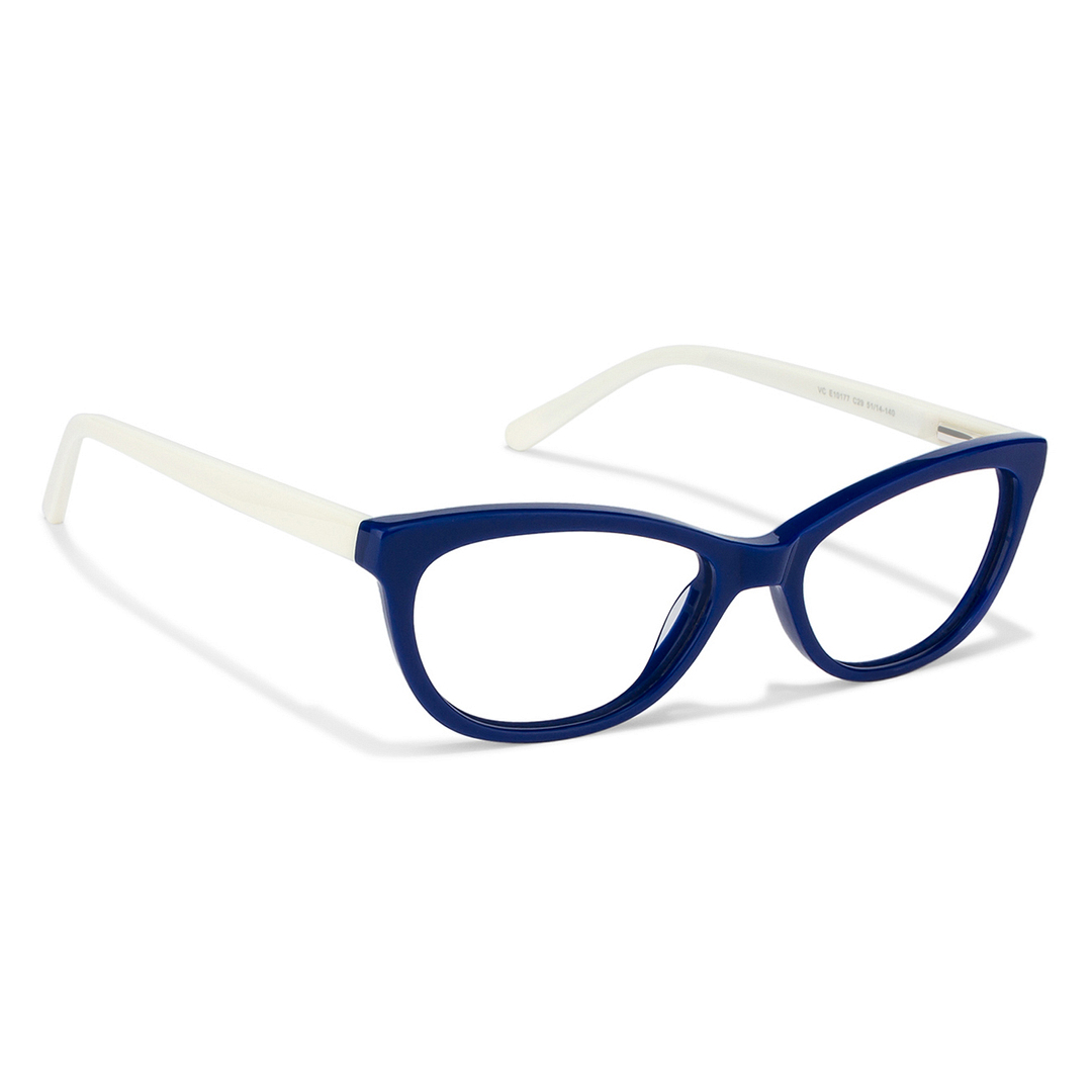 Vincent Chase Online Sky Blue Full Rim Cat Eye right side