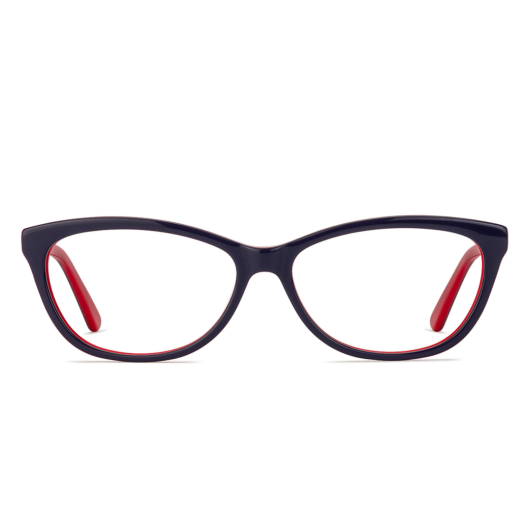 Vincent Chase Online Sky Blue Full Rim Cat Eye left side