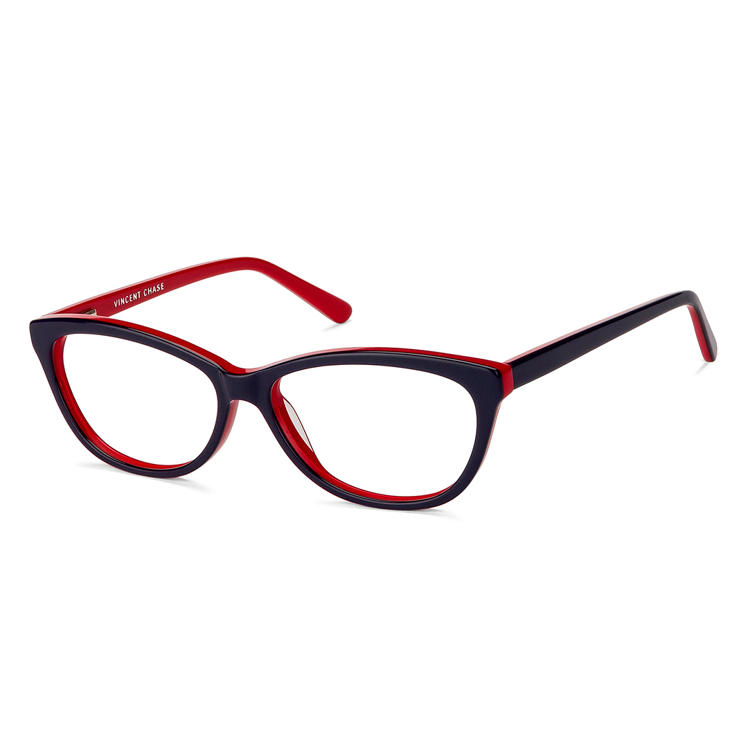 Vincent Chase Online Sky Blue Full Rim Cat Eye right side