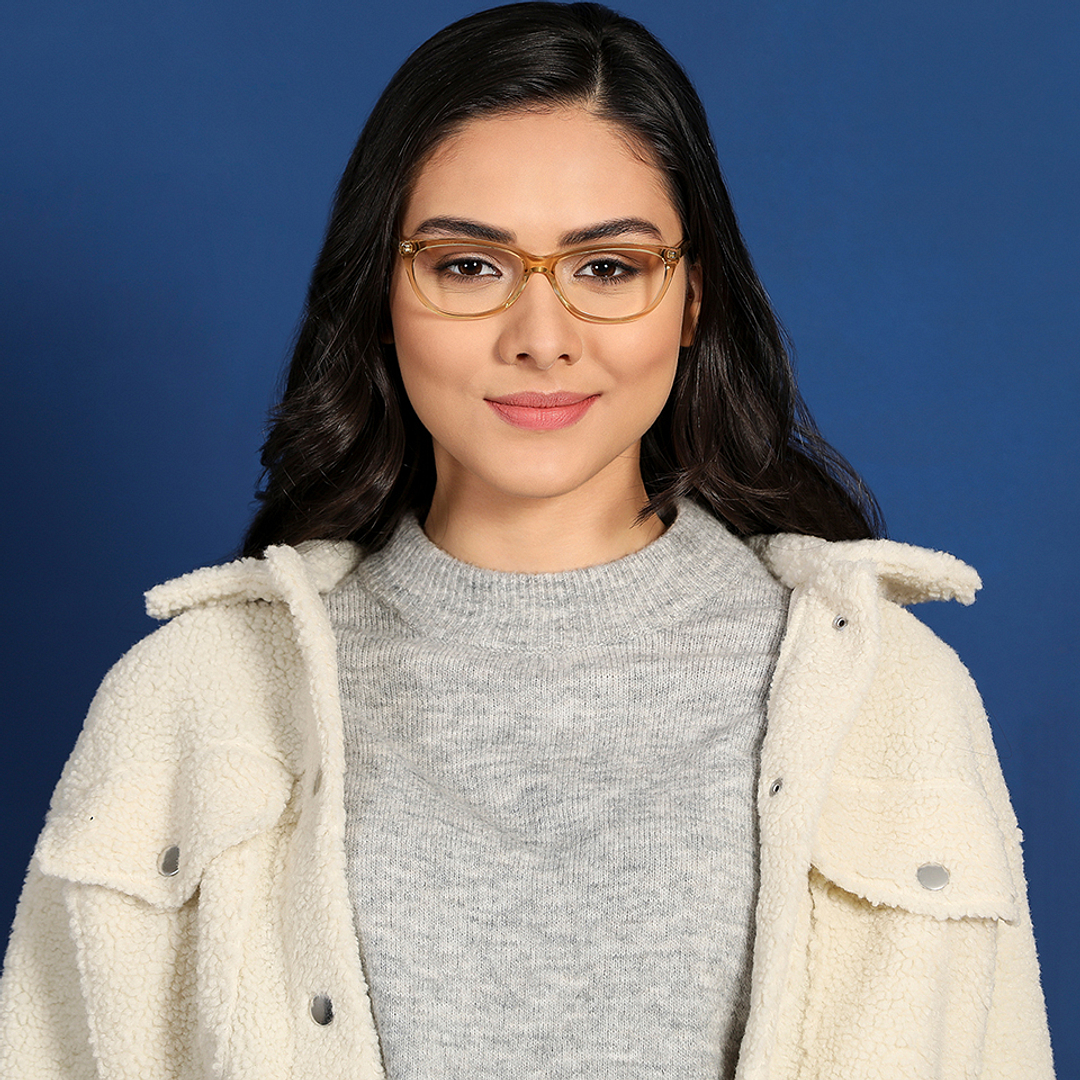 Vincent Chase Online Crystal Transparent Full Rim Cat Eye right side