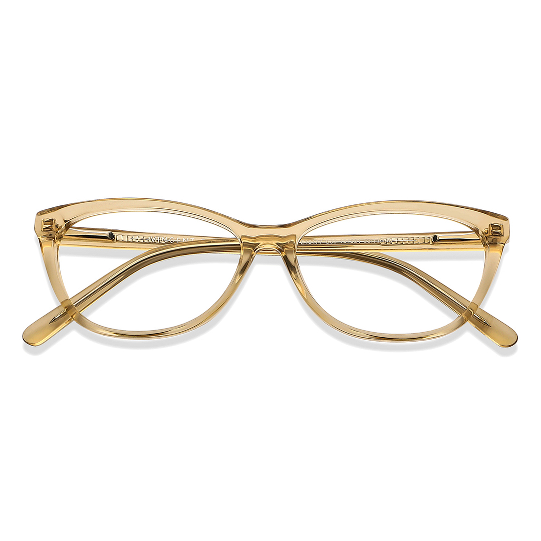 Vincent Chase Online Crystal Transparent Full Rim Cat Eye left side