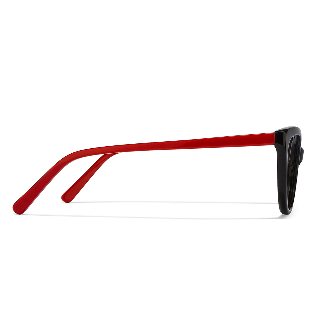 Vincent Chase Online Black Full Rim Cat Eye left side