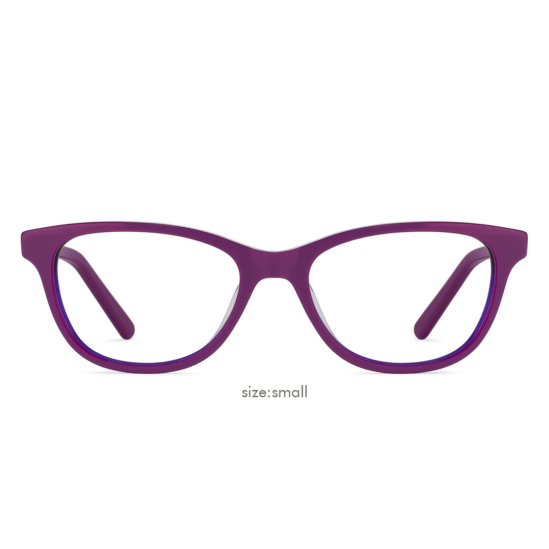 Vincent Chase Online Navy Blue Full Rim Cat Eye left side