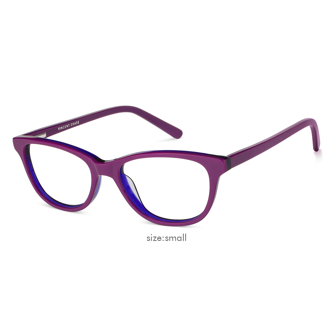 Vincent Chase Online Navy Blue Full Rim Cat Eye right side