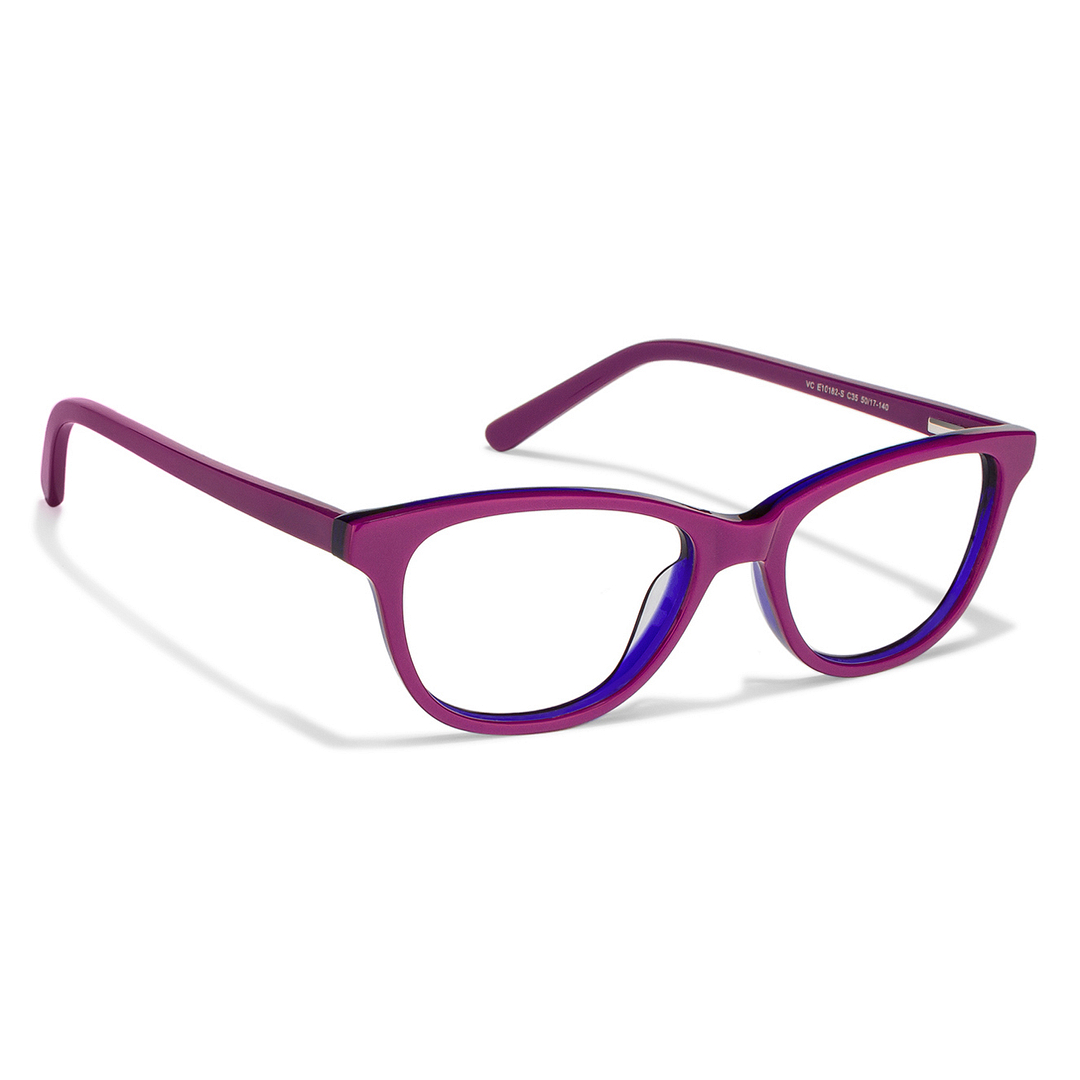 Vincent Chase Online Navy Blue Full Rim Cat Eye right side