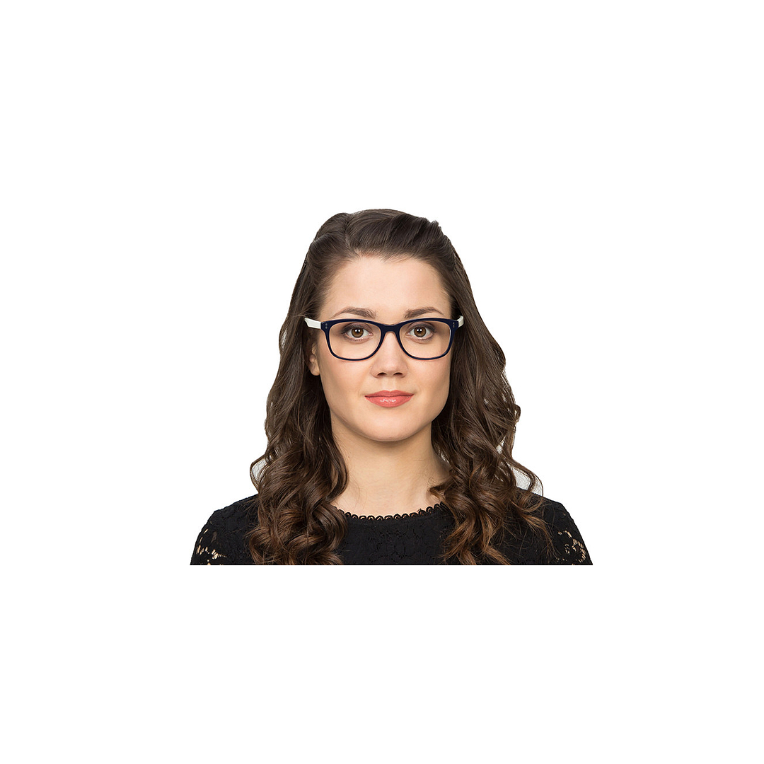 Vincent Chase Online Blue Transparent Full Rim Square left side