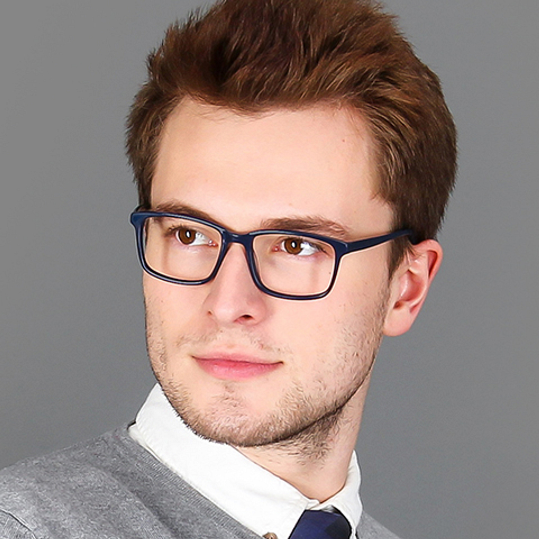 Vincent Chase Online Sky Blue Full Rim Square left side