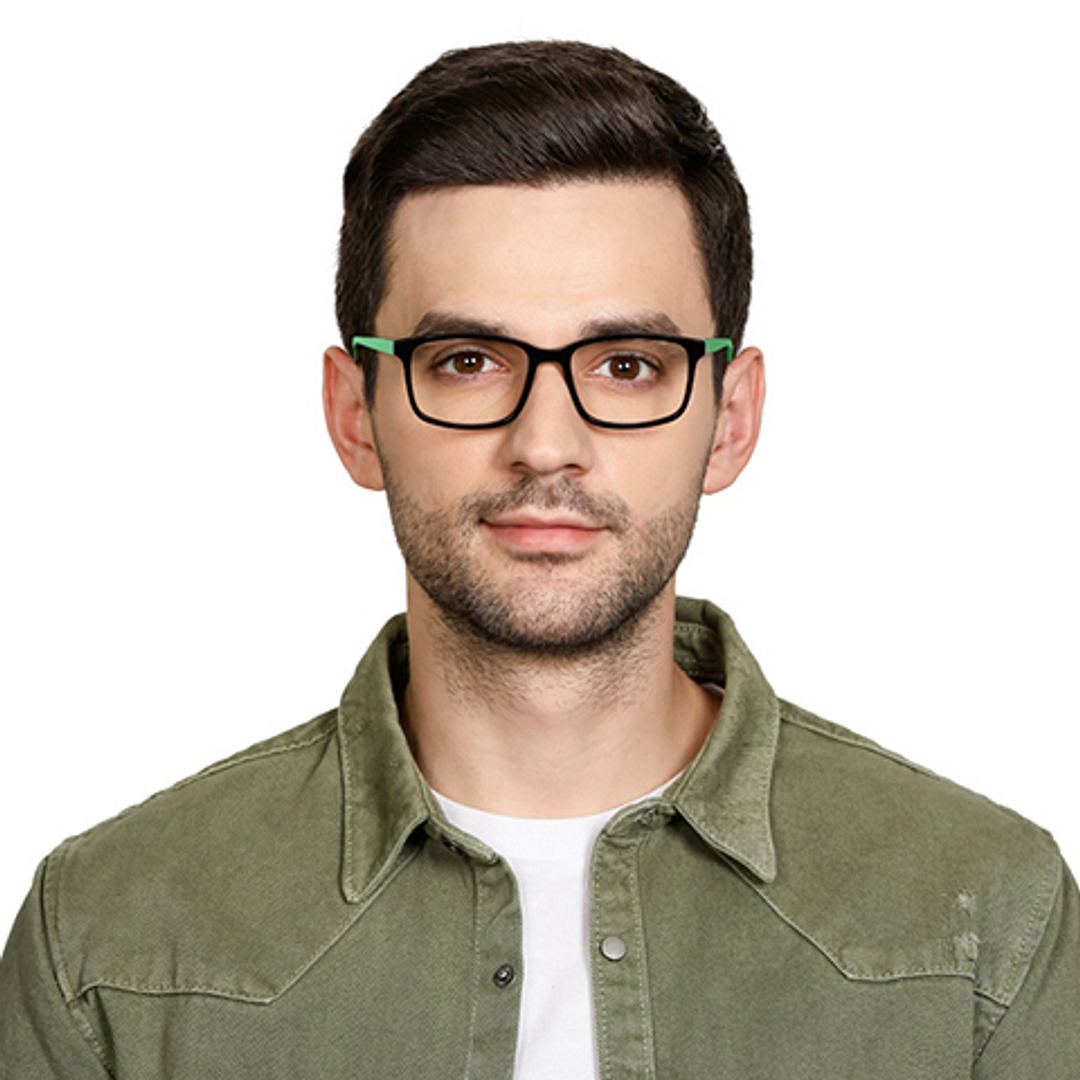 Vincent Chase Online Black Full Rim Square right side