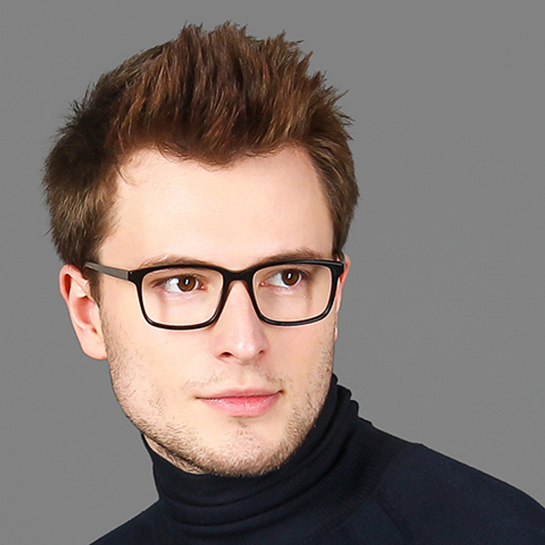 Vincent Chase Online Black Full Rim Square right side