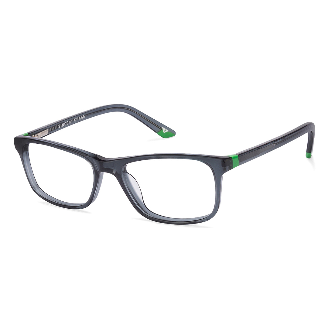 Vincent Chase Online Gray Transparent Full Rim Rectangle left side