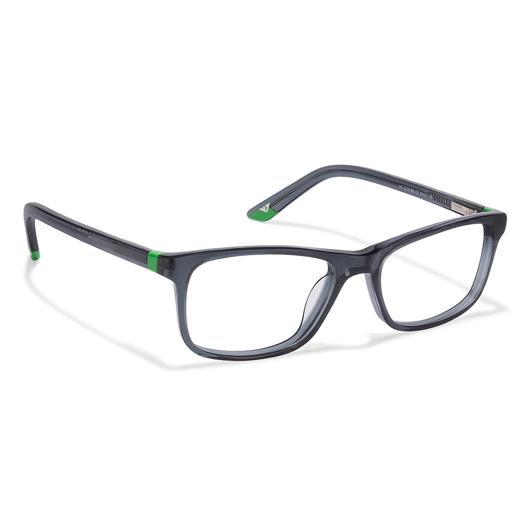 Vincent Chase Online Gray Transparent Full Rim Rectangle left side