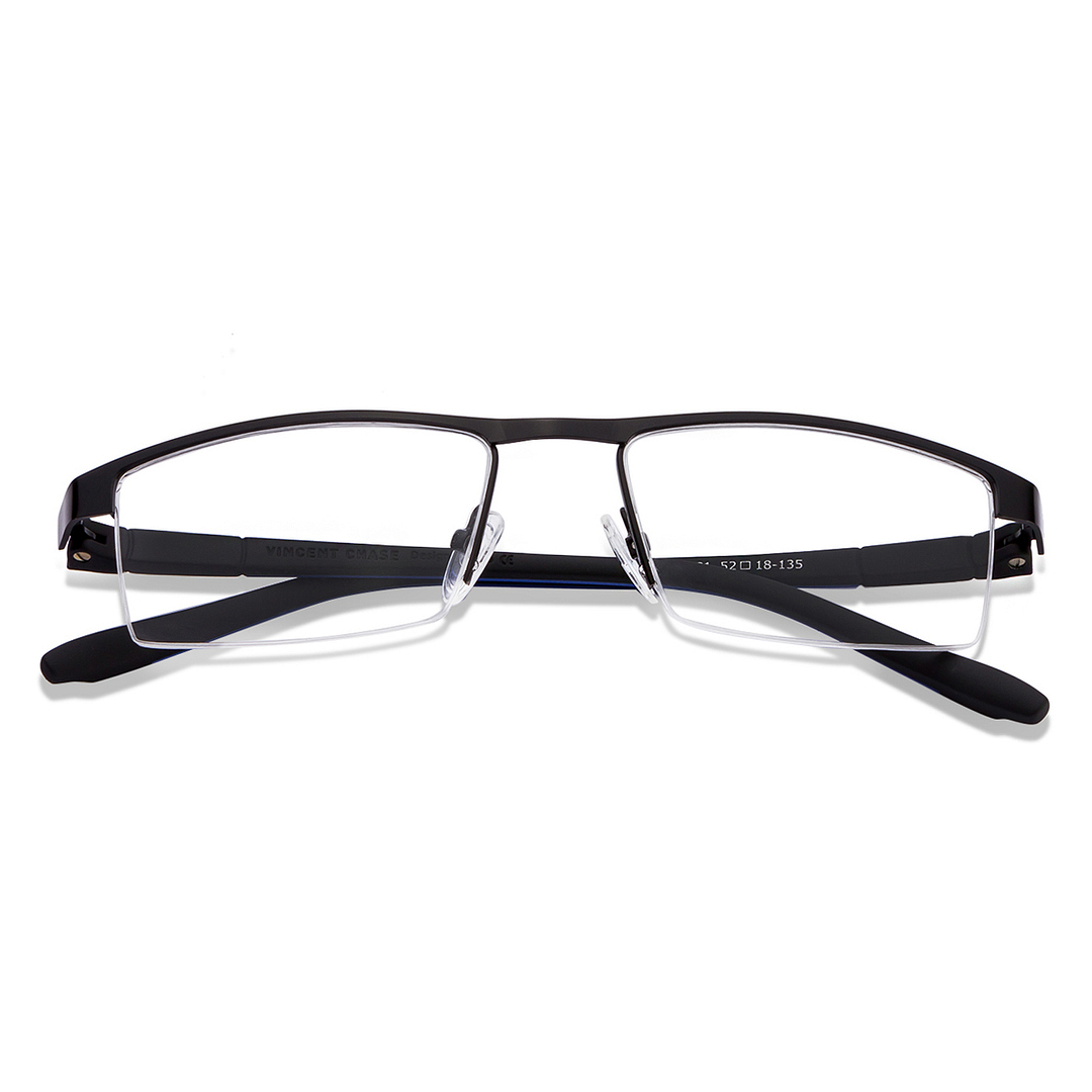 Lenskart Air Online Black Half Rim Rectangle right side