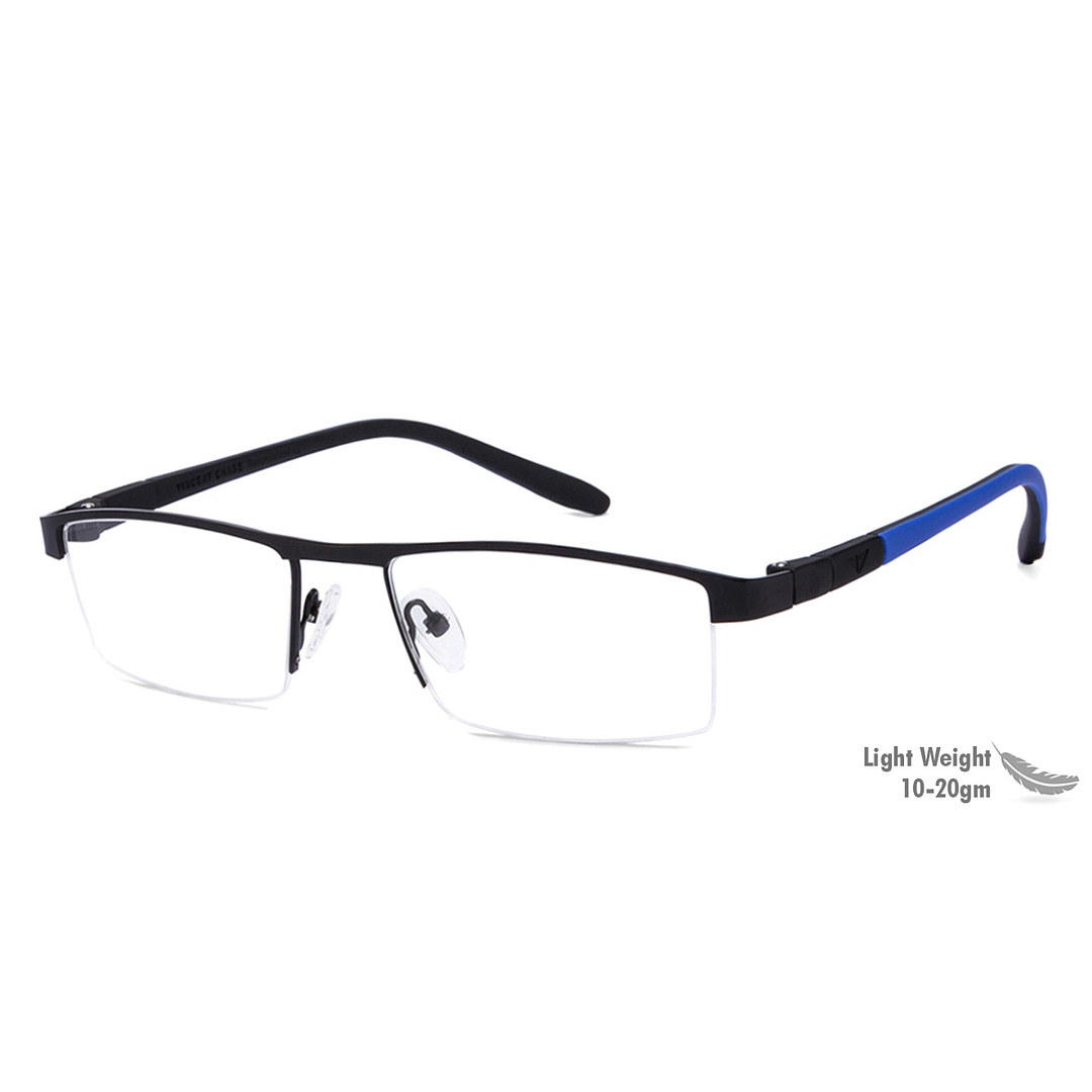 Lenskart Air Online Black Half Rim Rectangle right side