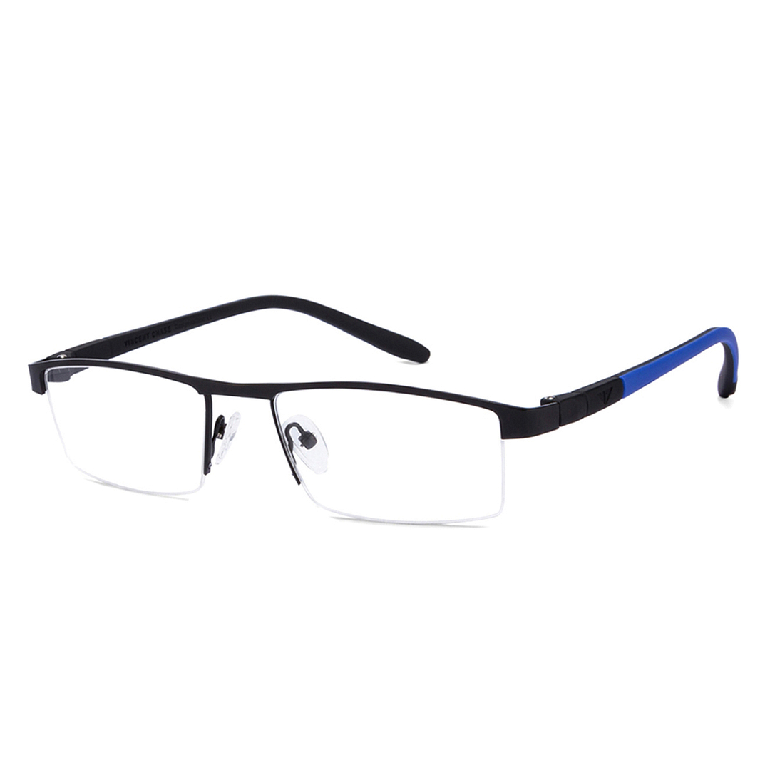 Lenskart Air Online Black Half Rim Rectangle left side