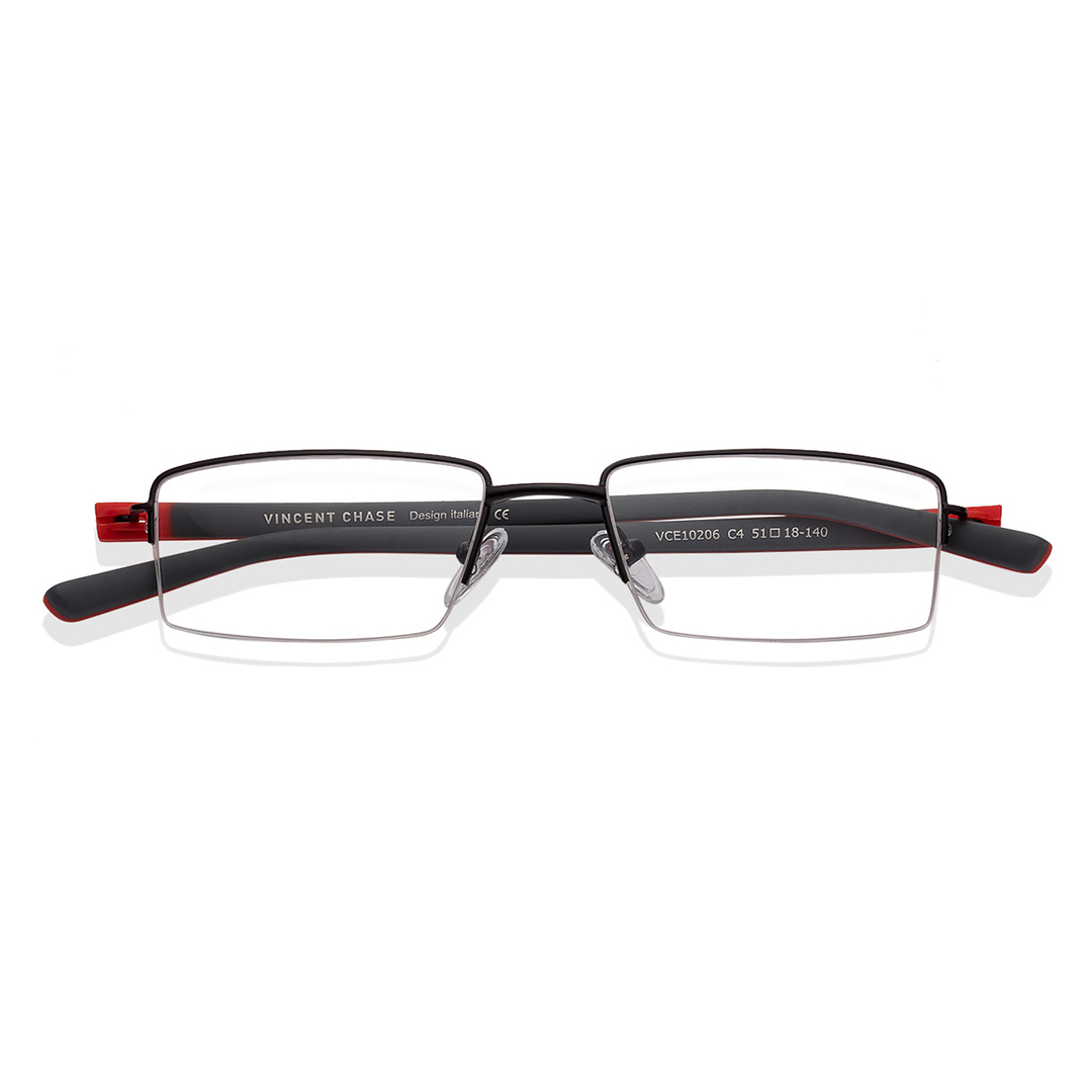 Lenskart Air Online Black Half Rim Rectangle right side