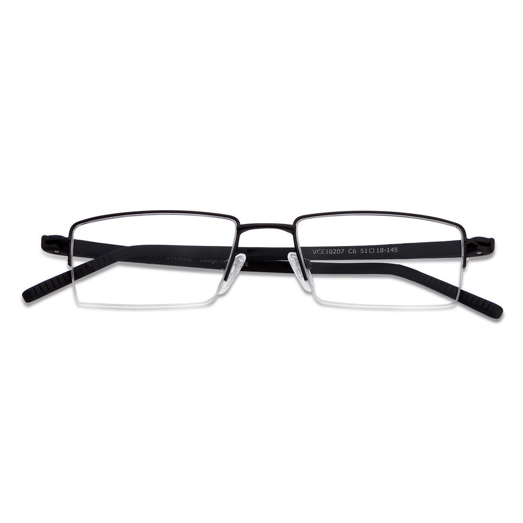 Lenskart Air Online Black Half Rim Rectangle right side