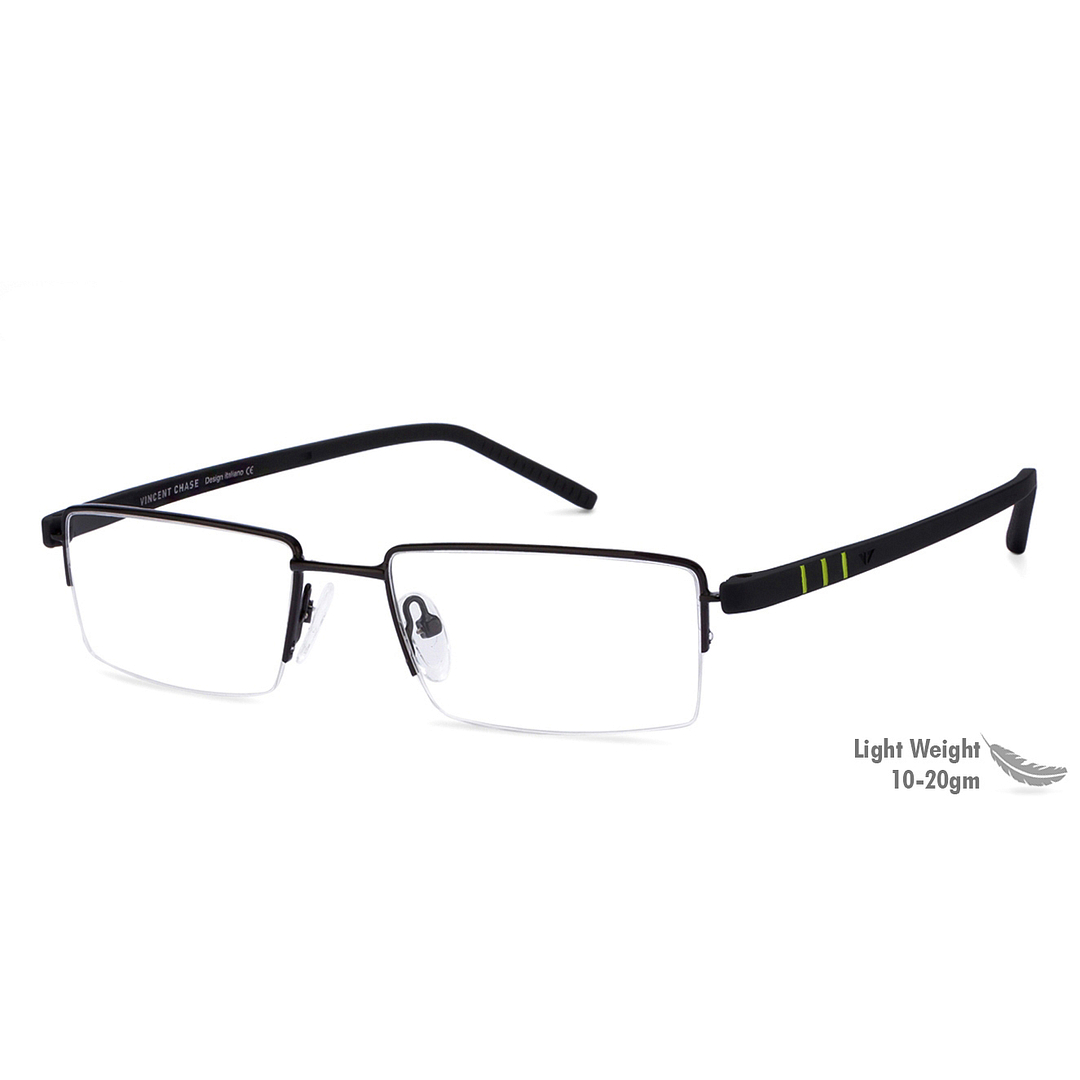 Lenskart Air Online Black Half Rim Rectangle right side