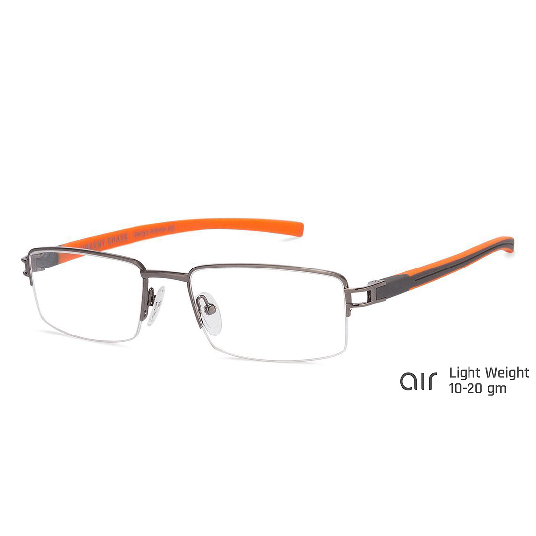 Lenskart Air Online Demi Half Rim Rectangle right side