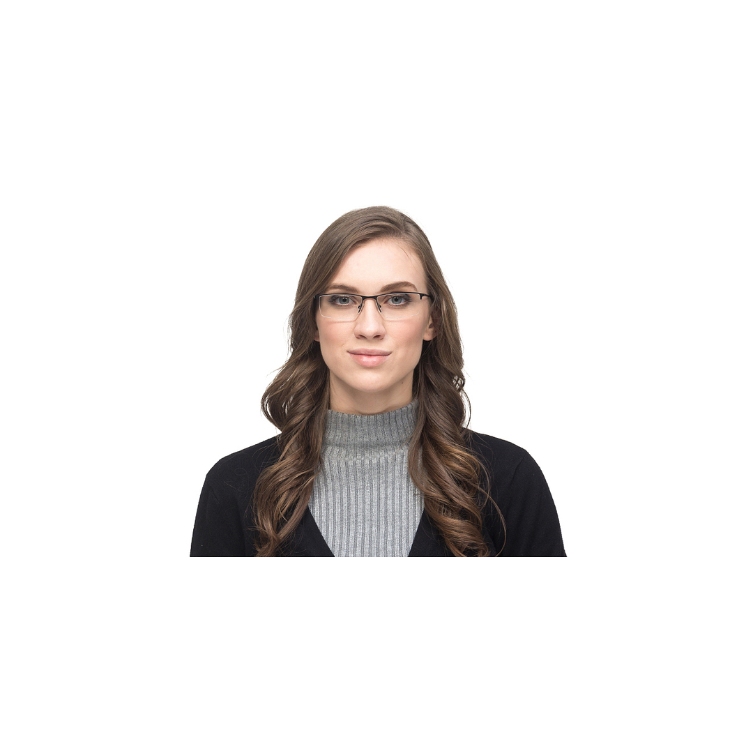 Vincent Chase Online Black Half Rim Rectangle right side
