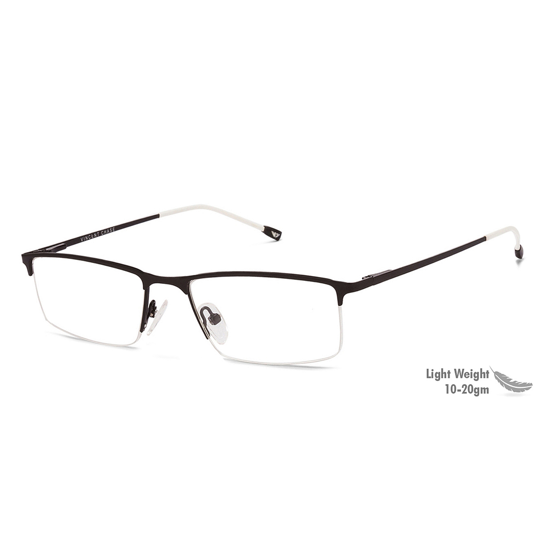 Vincent Chase Online Black Half Rim Rectangle right side