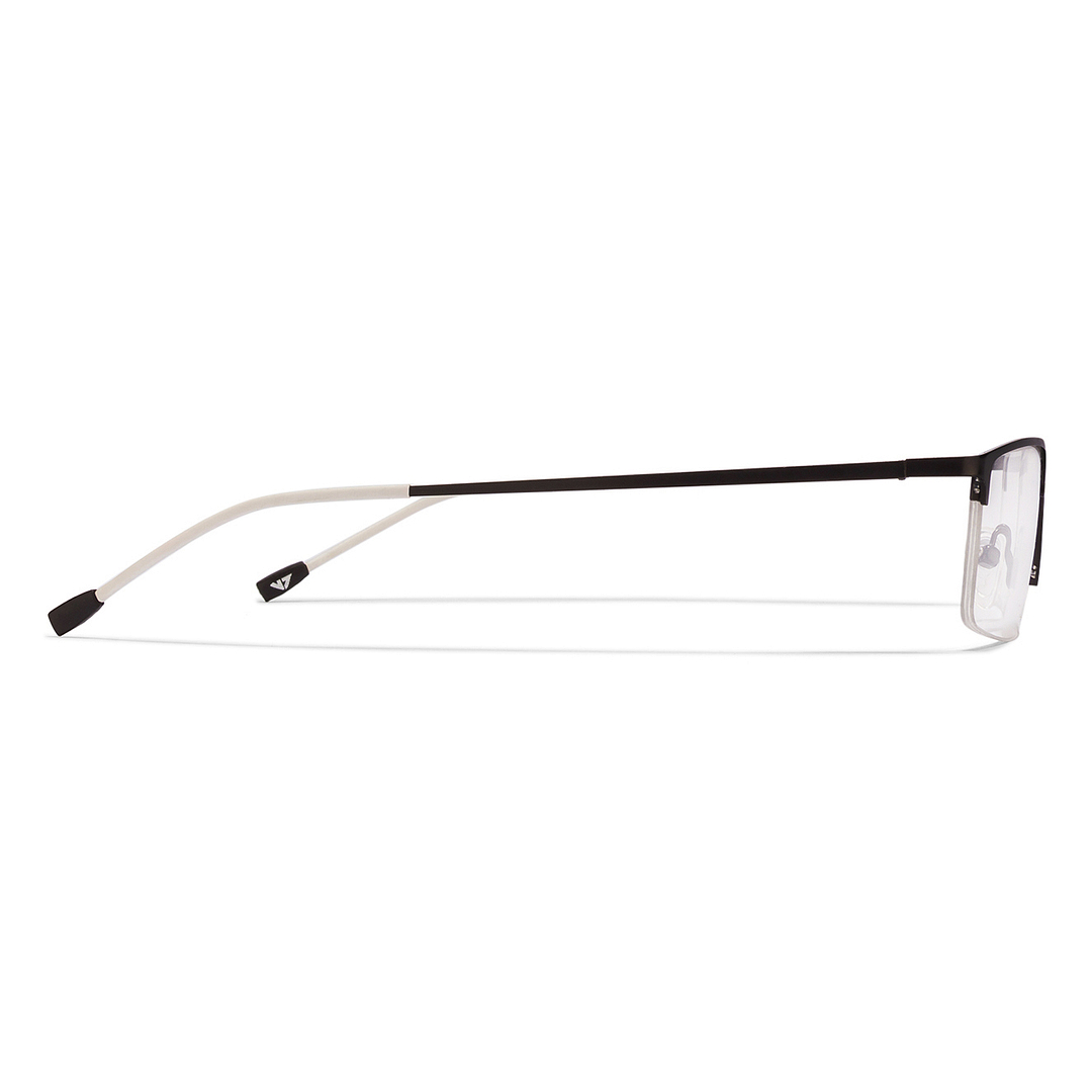 Vincent Chase Online Black Half Rim Rectangle left side