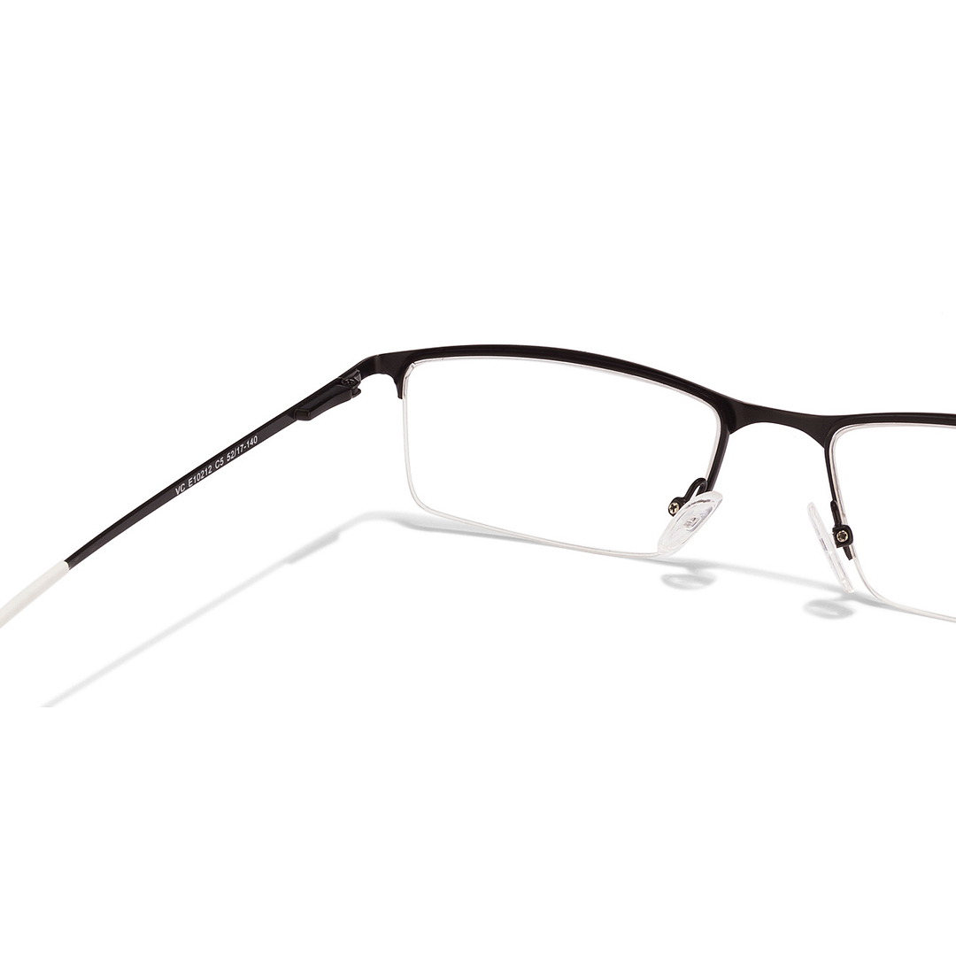 Vincent Chase Online Black Half Rim Rectangle right side