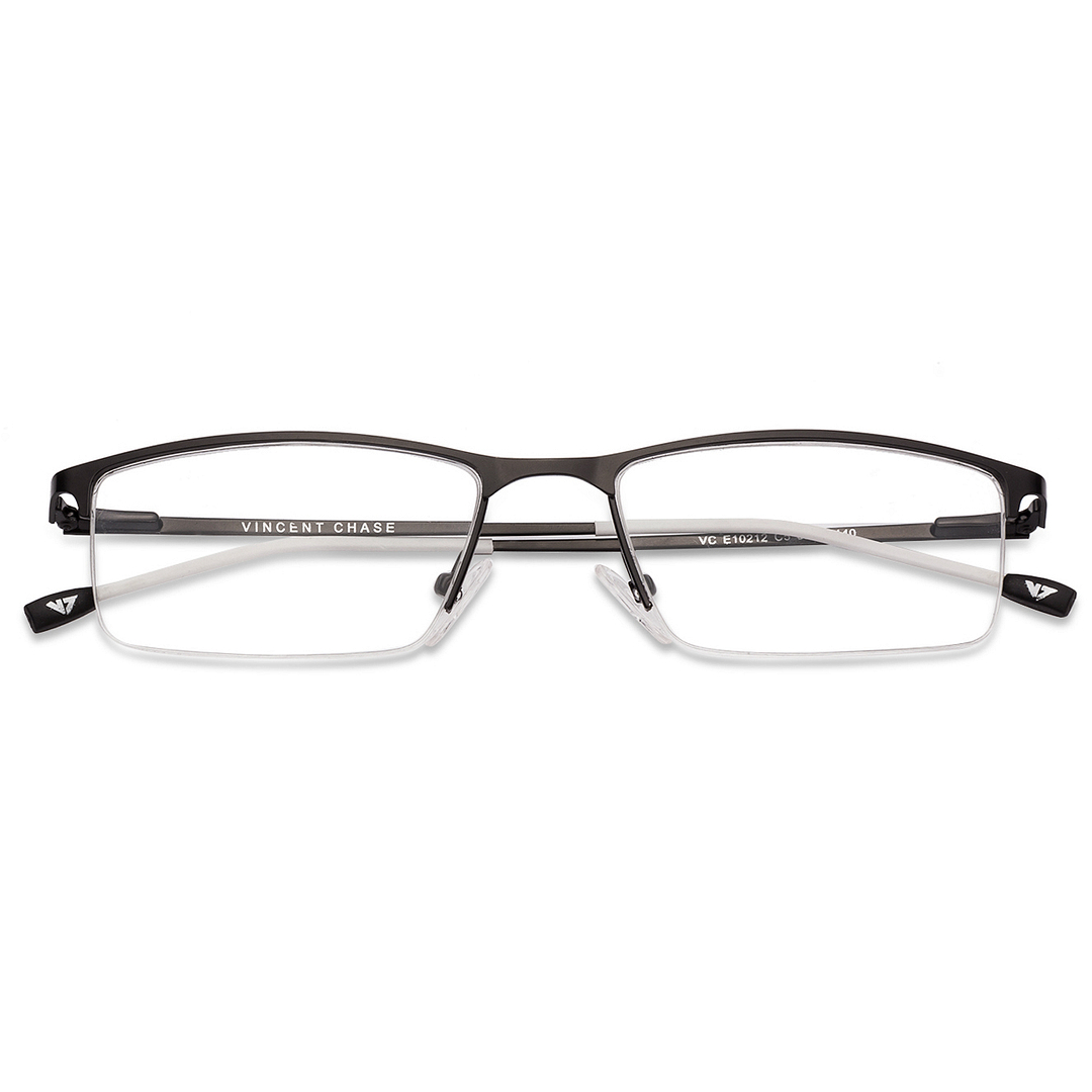 Vincent Chase Online Black Half Rim Rectangle left side