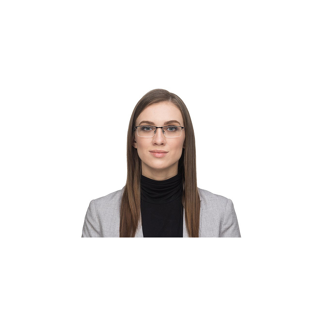 Vincent Chase Online Mid Gunmetal Half Rim Rectangle right side