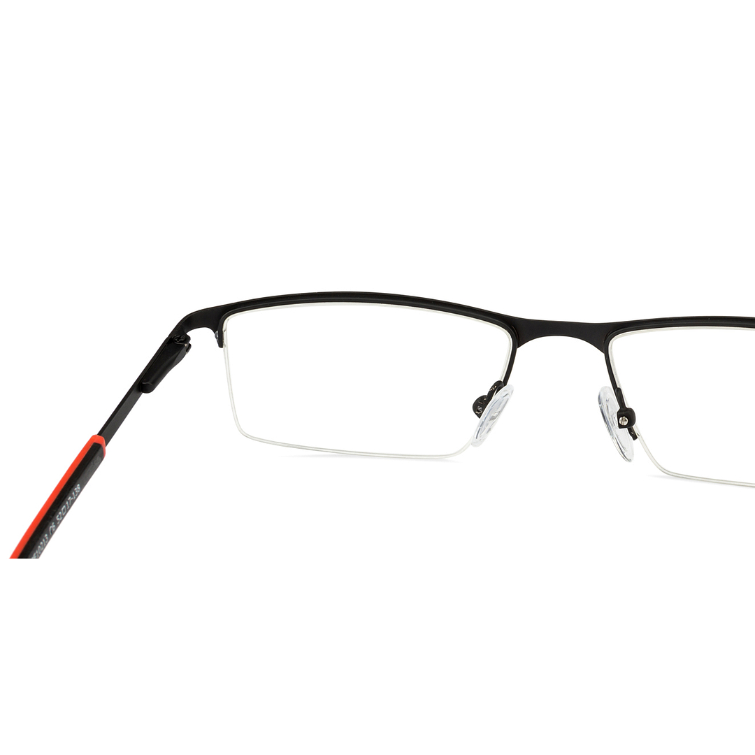 Vincent Chase Online Black Half Rim Rectangle left side