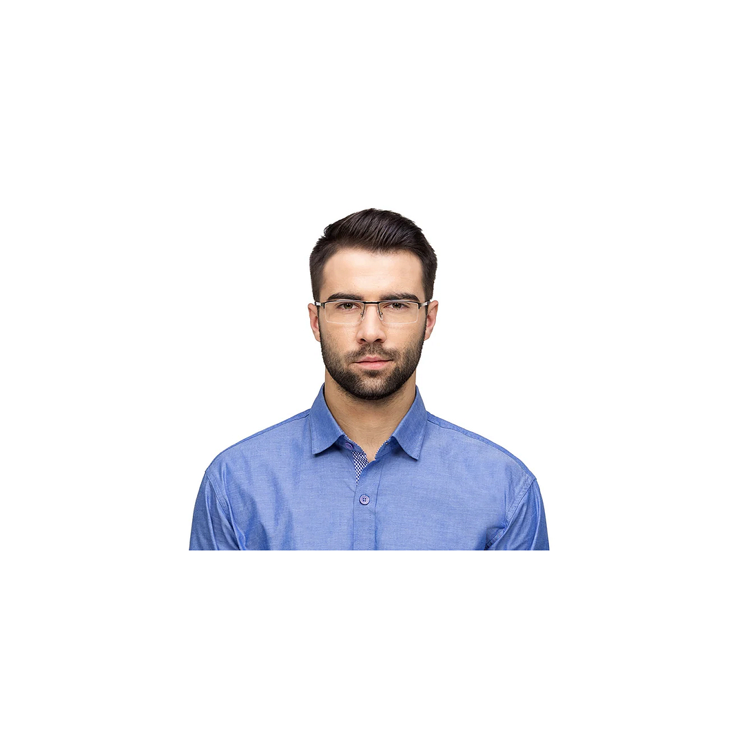 Lenskart Air Online Demi Half Rim Rectangle left side