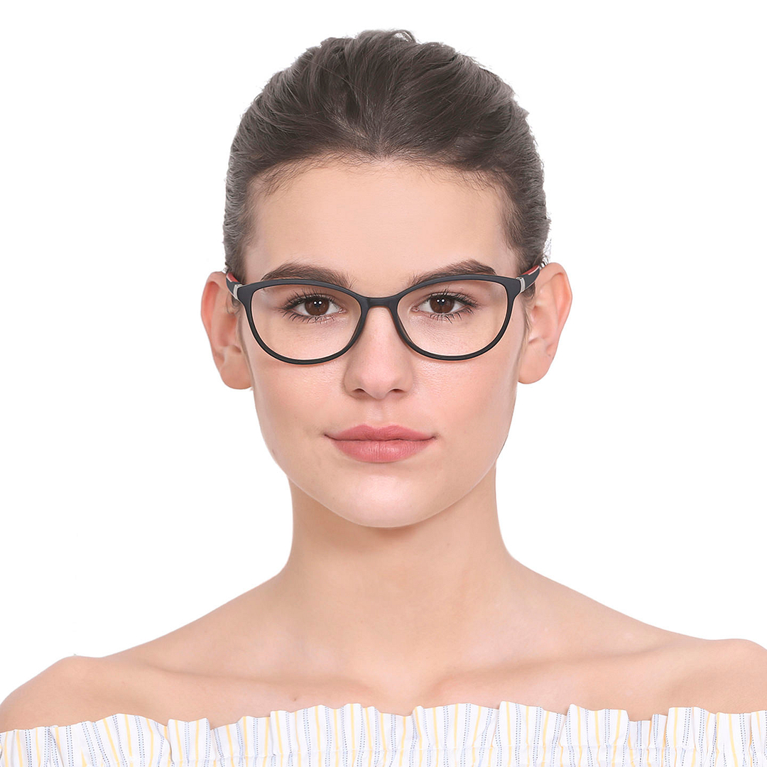 Lenskart Air Online Black Full Rim Cat Eye left side