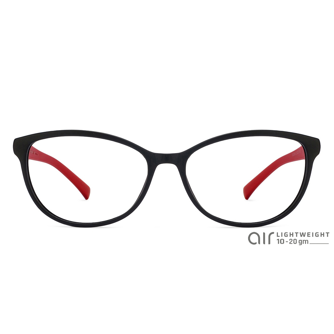 Lenskart Air Online Black Full Rim Cat Eye left side